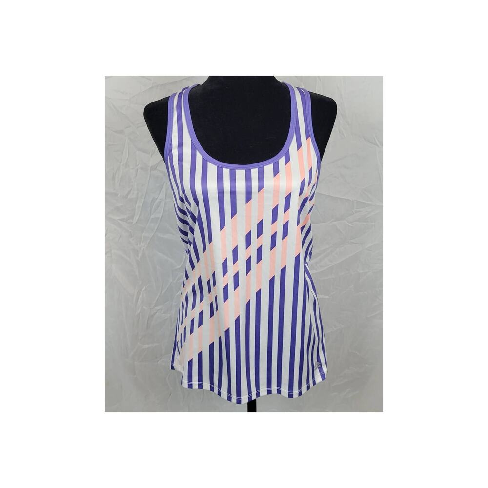 RBX Performance Purple, White, & Pink Athletic Tank Top Women's Large